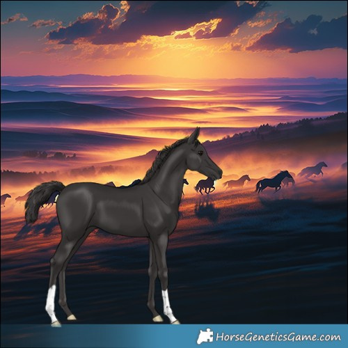Horse Color:Smoky Black 