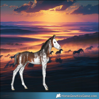 Horse Color:White Spotted Brown Splash