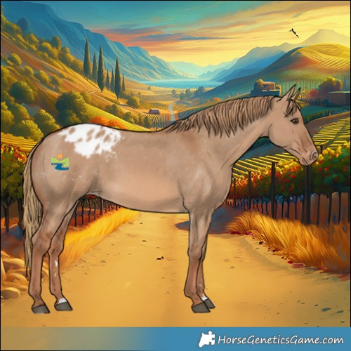 Horse Color:Red Dun Appaloosa