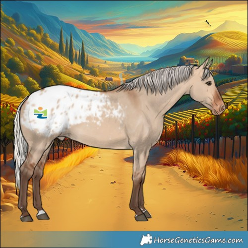 Horse Color:Silver Bay Dun Appaloosa 