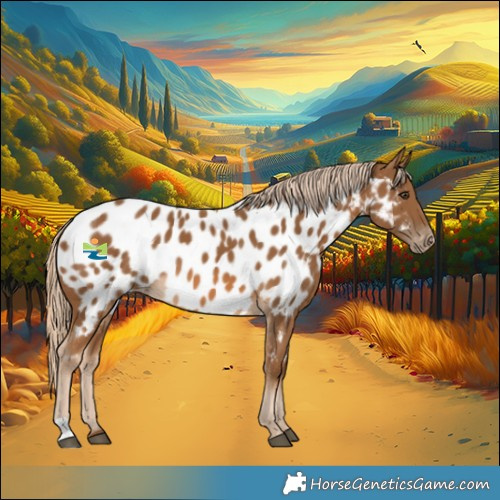 Horse Color:Chocolate Palomino Appaloosa