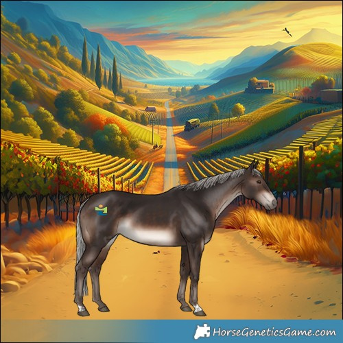 Horse Color:Silver Brown Mushroom 