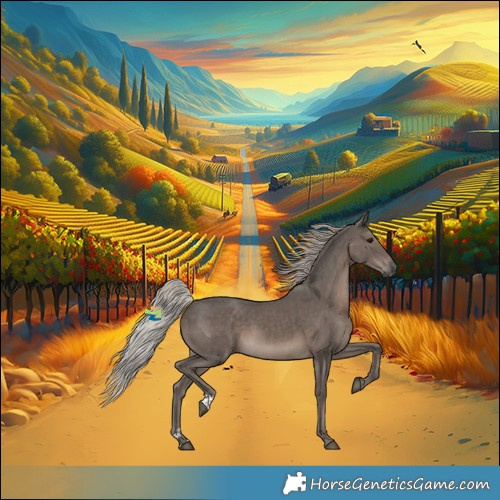 Horse Color:Silver Black
