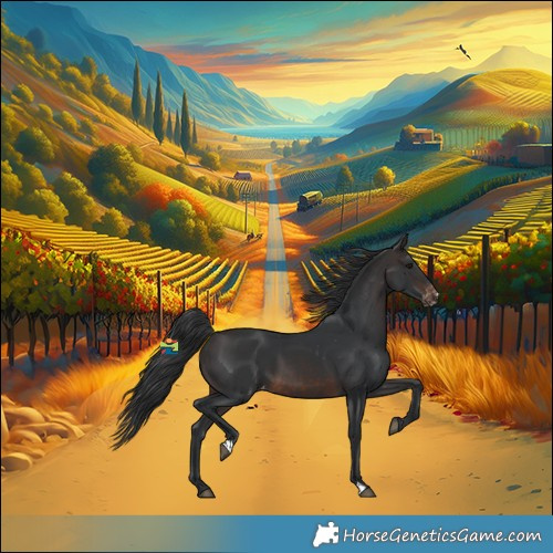 Horse Color:Brown Appaloosa 