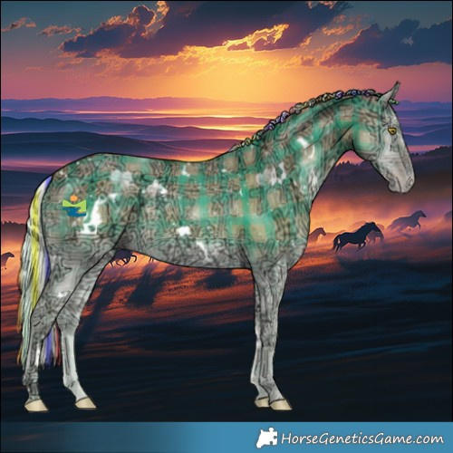 Horse Color:Painted Plaid White Spotted Silver Amber Cream Champagne Ice Onyx