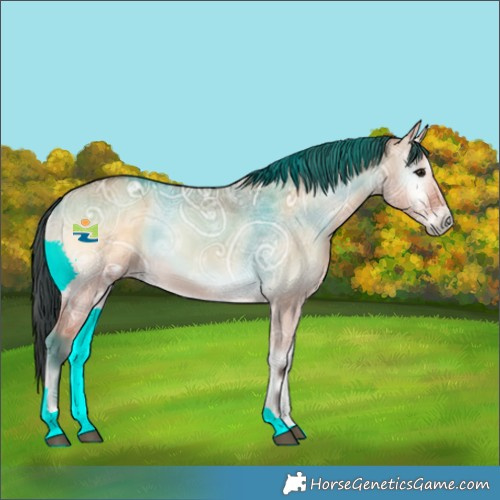 Horse Color:Bay Ice Onyx 