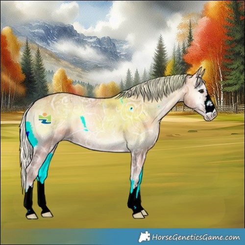 Horse Color:Silver Classic Champagne Ice Onyx