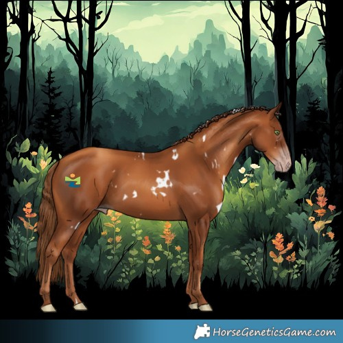 Horse Color:Gray White Spotted Gold Champagne 