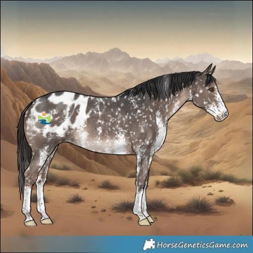Horse Color:Liver Chestnut Sabino Blanket 