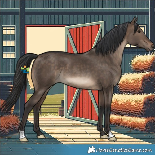 Horse Color:Brown Dun
