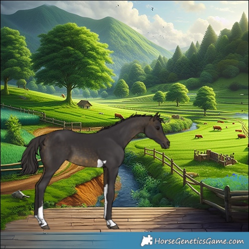 Horse Color:Buckskin Tobiano