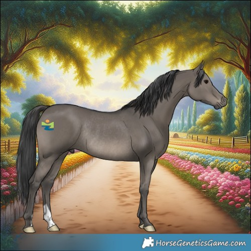 Horse Color:Grullo Rabicano