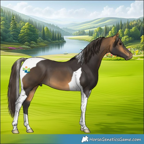 Horse Color:Buckskin Tobiano 