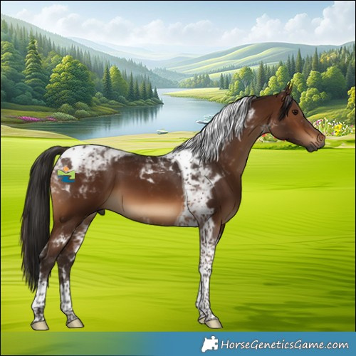 Horse Color:Gray Bay Tobiano 