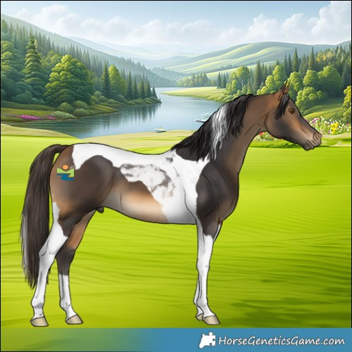 Horse Color:Buckskin Tobiano 
