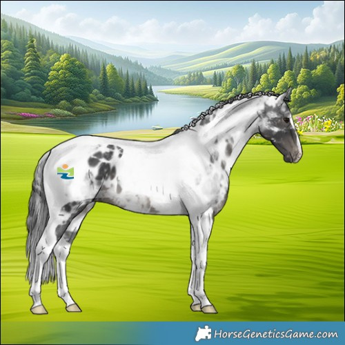 Horse Color:Black Tobiano Appaloosa