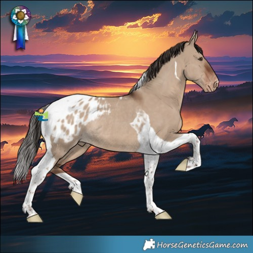 Horse Color:Liver Red Dun Tobiano Appaloosa Rabicano 