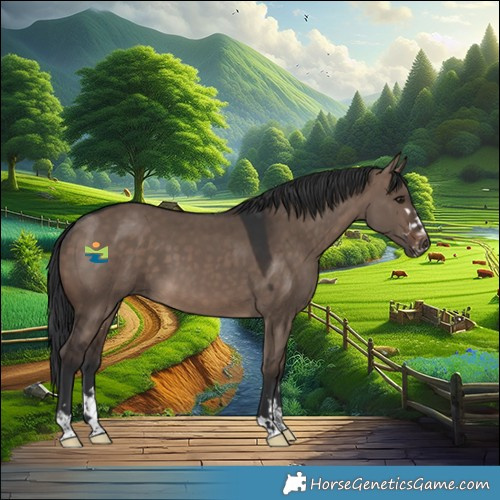 Horse Color:Brown Dun 