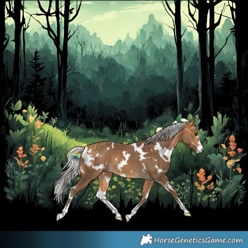 Horse Color:White Spotted Silver Buckskin 