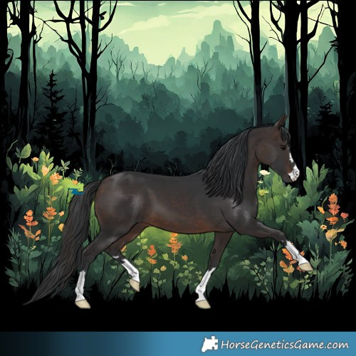 Horse Color:Brown 