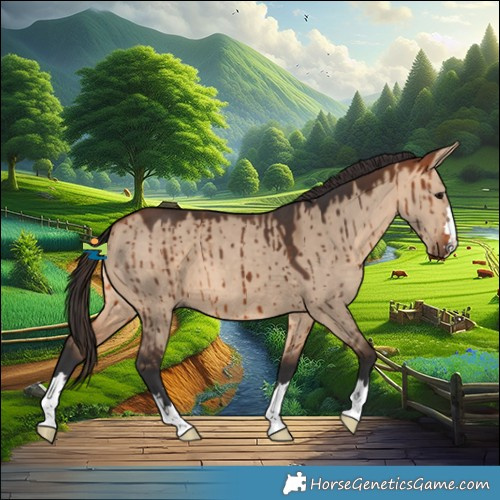 Horse Color:Bay Dun Brindle