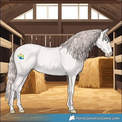 Horse Color:Perlino