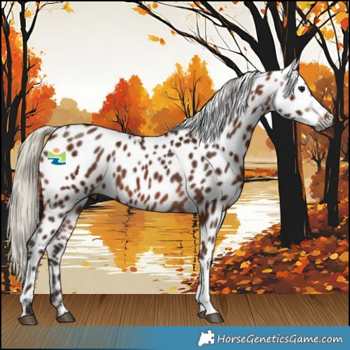 Horse Color:Powder White Gray Silver Bay Leopard 