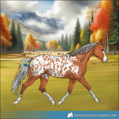 Horse Color:Silver Bay Appaloosa