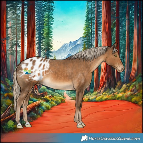 Horse Color:Chocolate Palomino Appaloosa
