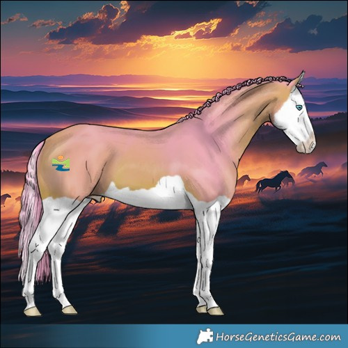 Horse Color:Watercolor Bay Splash 