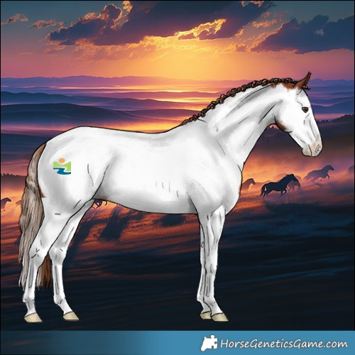 Horse Color:Chestnut Splash Appaloosa 