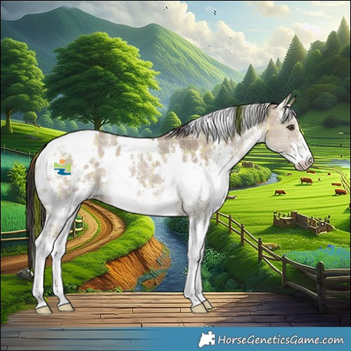 Horse Color:Plaid  White Spotted Liver Red Dun Sabino 