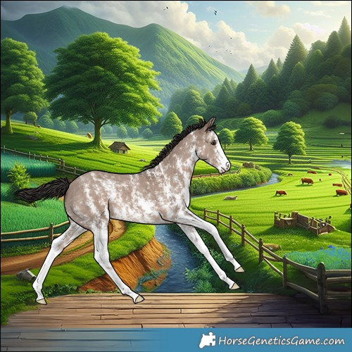 Horse Color:Liver Red Dun Sabino