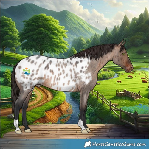 Horse Color:Brown Roan Dun Appaloosa Brindle 