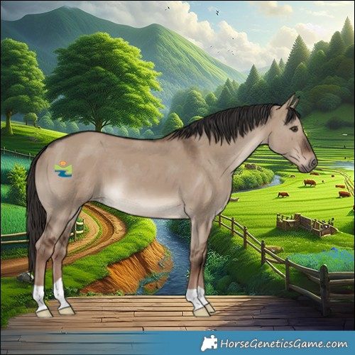 Horse Color:Liver Red Dun