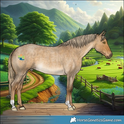 Horse Color:Chocolate Palomino Roan Dun Brindle 
