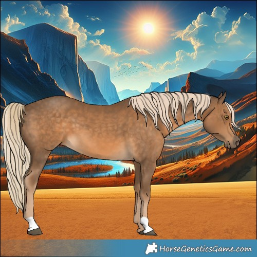 Horse Color:Chocolate Palomino