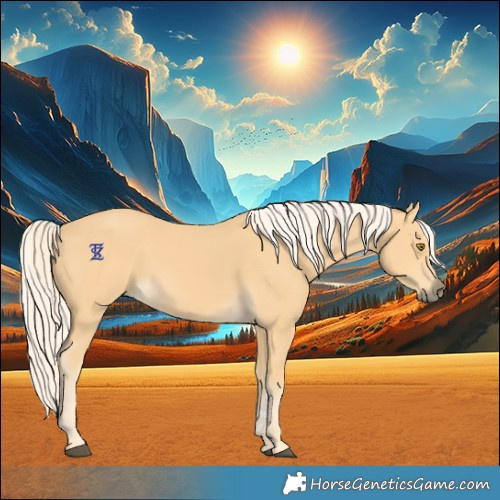 Horse Color:Pseudo Palomino