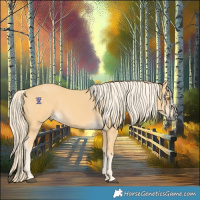 Horse Color:Pseudo Palomino 