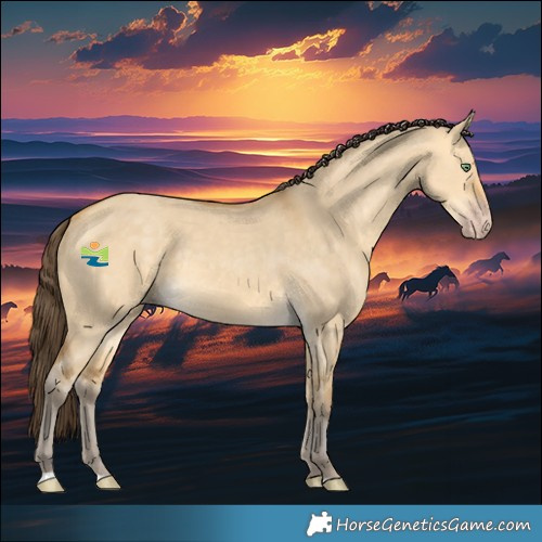 Horse Color:Amber Cream Champagne Dun