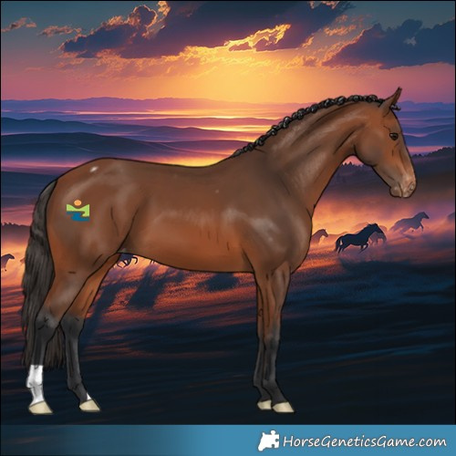 Horse Color:Bay Appaloosa 