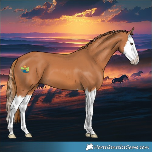 Horse Color:Chestnut Splash 
