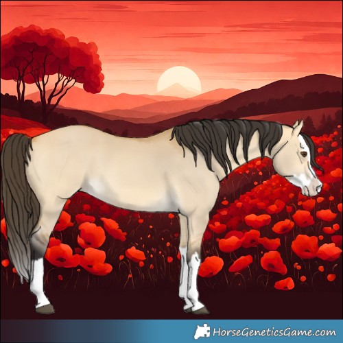 Horse Color:Buckskin Dun Splash