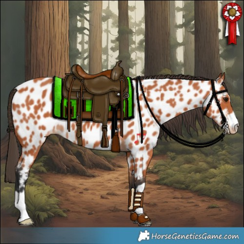 Horse Color:Bay Near Leopard 
