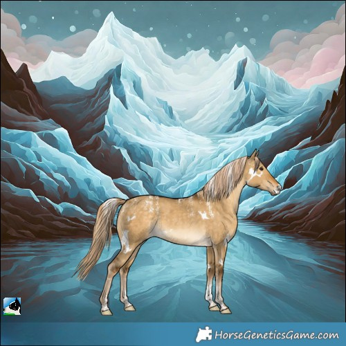 Horse Color:Powder White White Spotted Chocolate Palomino Dun Rabicano 