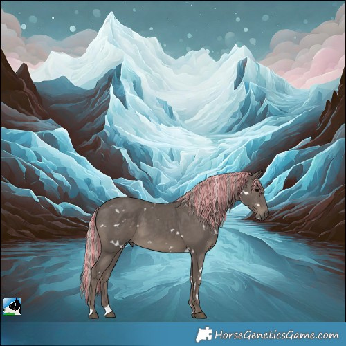 Horse Color:Painted White Spotted Silver Black 