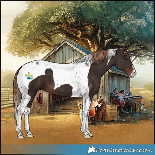 Horse Color:Liver Chestnut Tobiano 