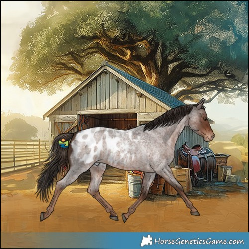 Horse Color:Liver Red Roan Blanket 