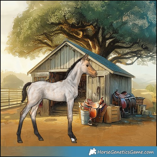 Horse Color:Buckskin Roan 