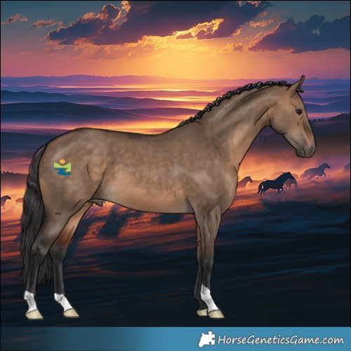 Horse Color:Brown Dun 